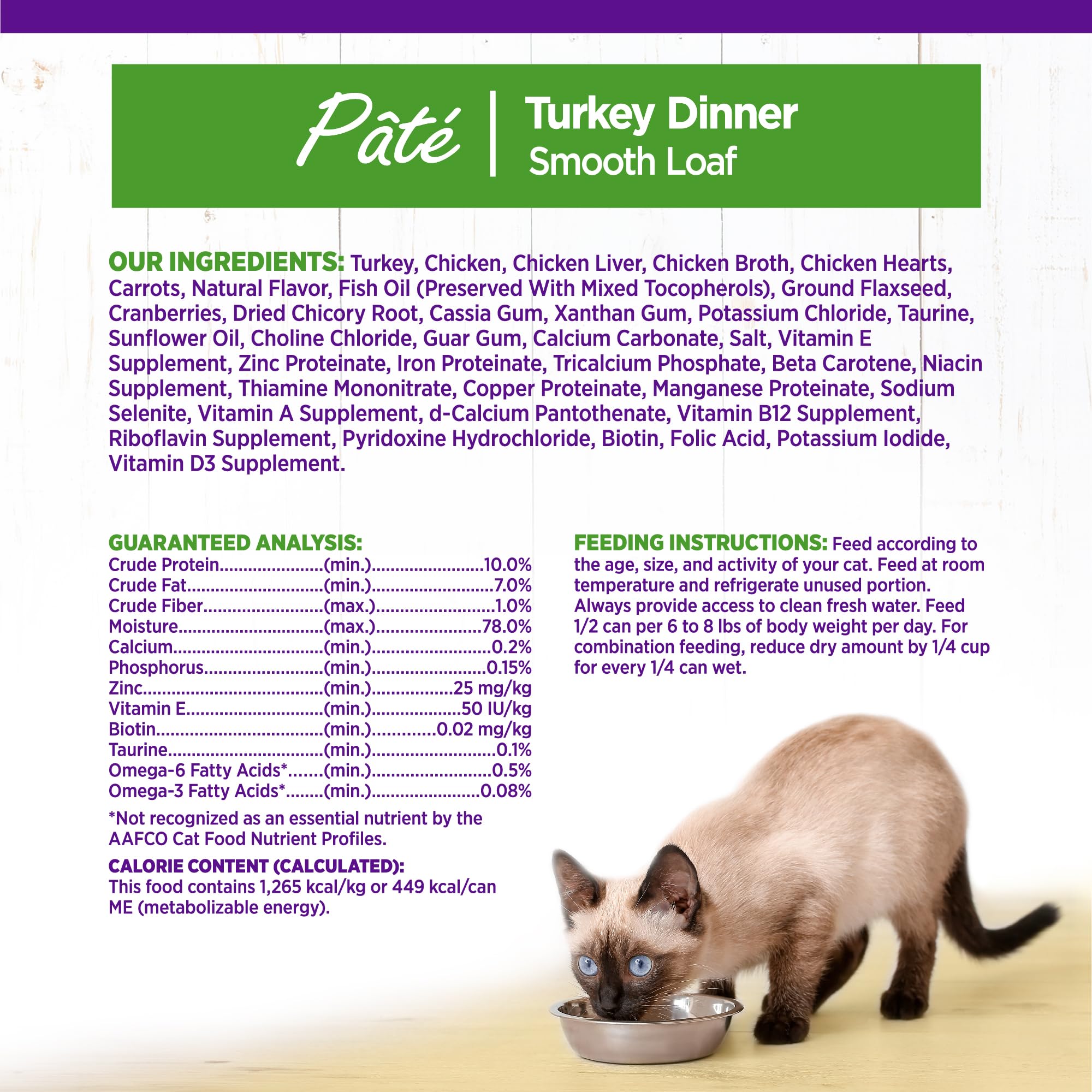 Wellness Complete Health Pate Gato Pavo: variedad para maridar con otras comidas.