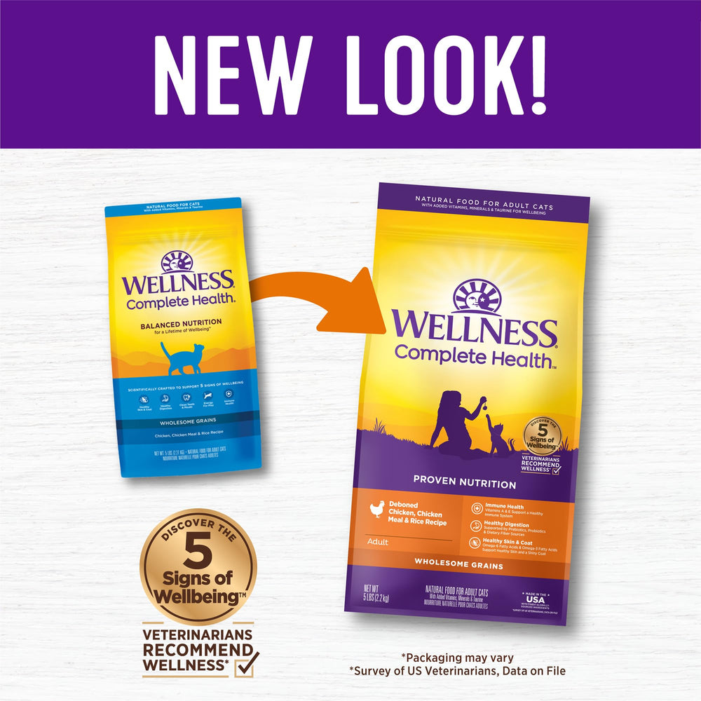 Wellness Complete Health: pollo real, primer ingrediente para una dieta completa del gato