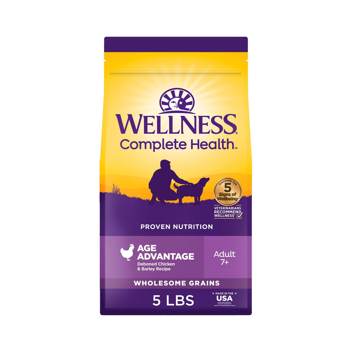 Wellness Complete Health Senior: croquetas crujientes para apoyo general de salud en perros mayores