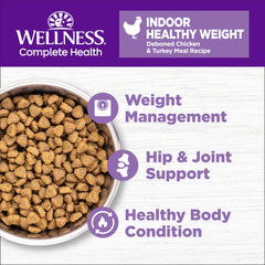 Wellness Complete Health alimento-seco-sin-granos-peso-saludable, apoyo suave para control de peso