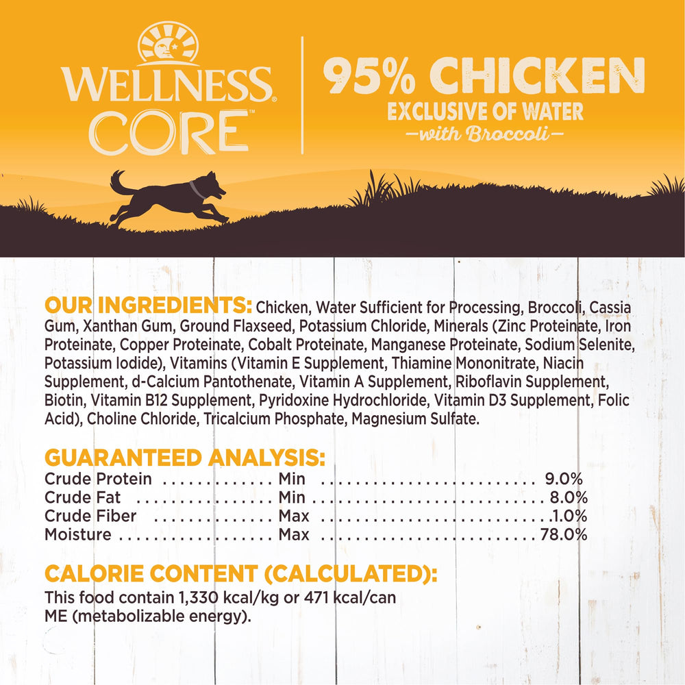 Wellness CORE 95, hecho en Estados Unidos, receta segura y de calidad.