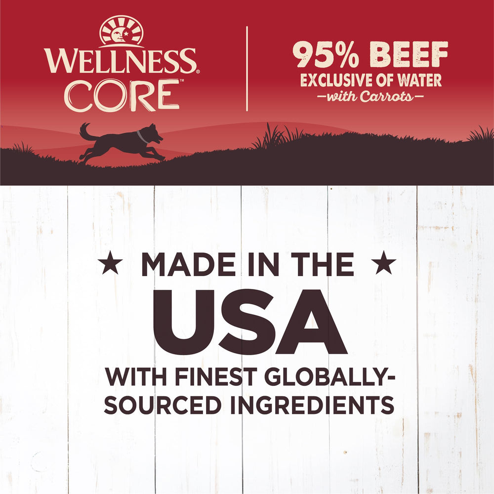 Wellness CORE 95% Natural, fórmula sin granos y con ingredientes premium