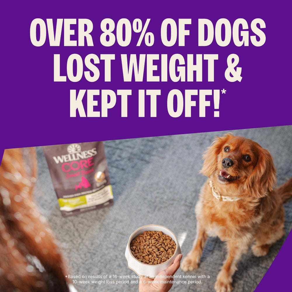 Wellness CORE bolsa de 12 libras, práctica y lista para alimentar.