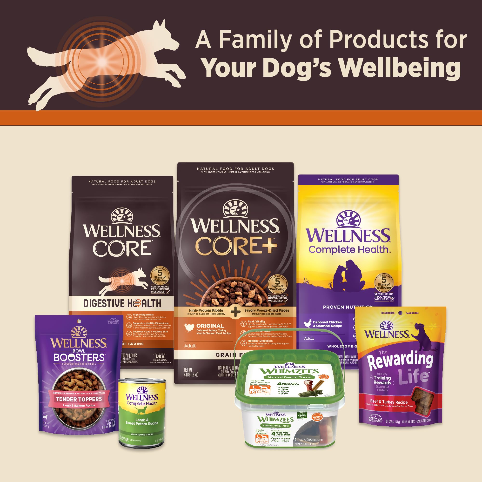 Wellness CORE Digestive Health Hecho en Estados Unidos, procesos controlados.
