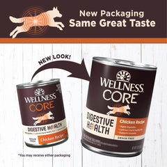 Wellness CORE Digestive Health Pate de pollo, facilita la digestión diaria.