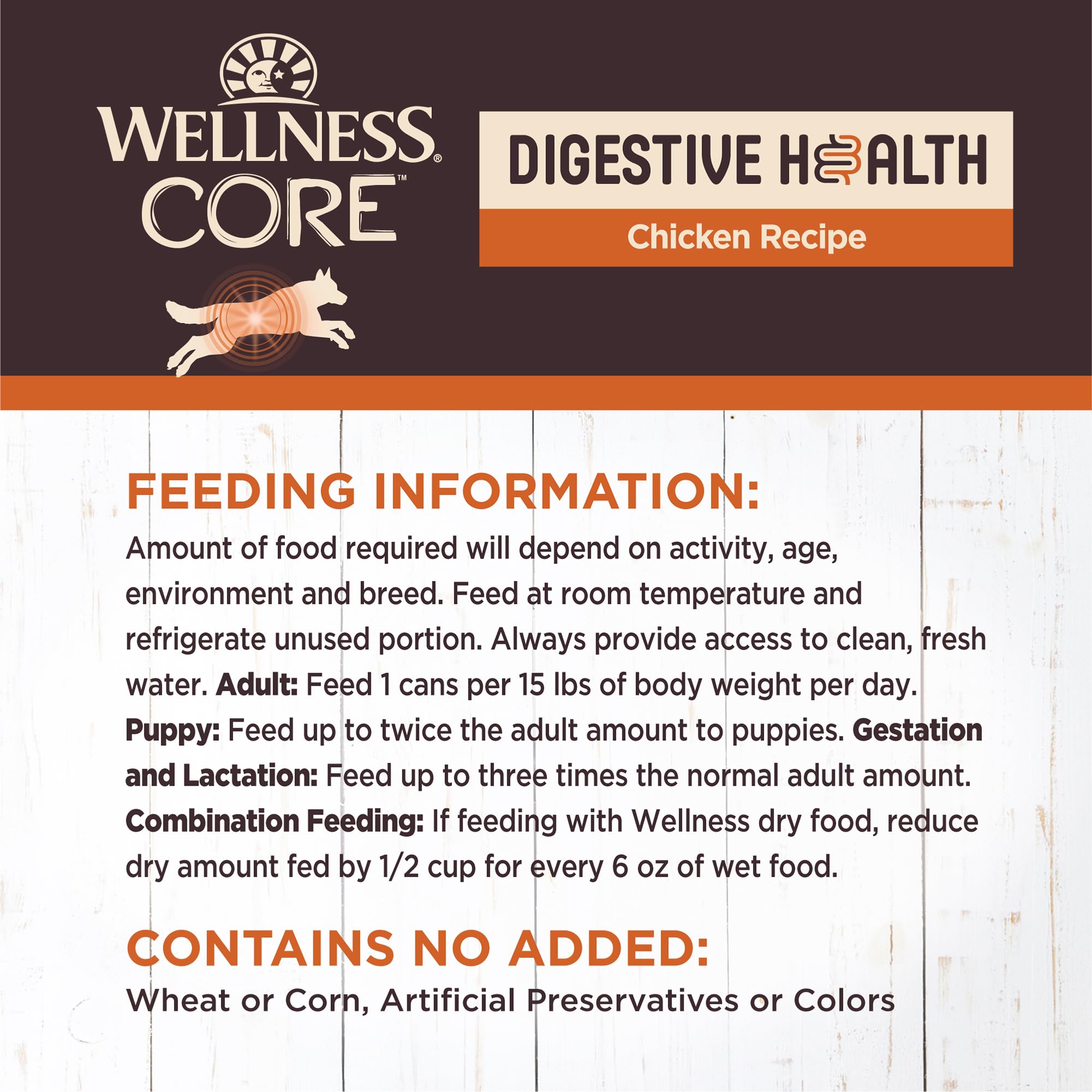 Wellness CORE Digestive Health, prebioticos-fibra: apoyo para la salud intestinal.