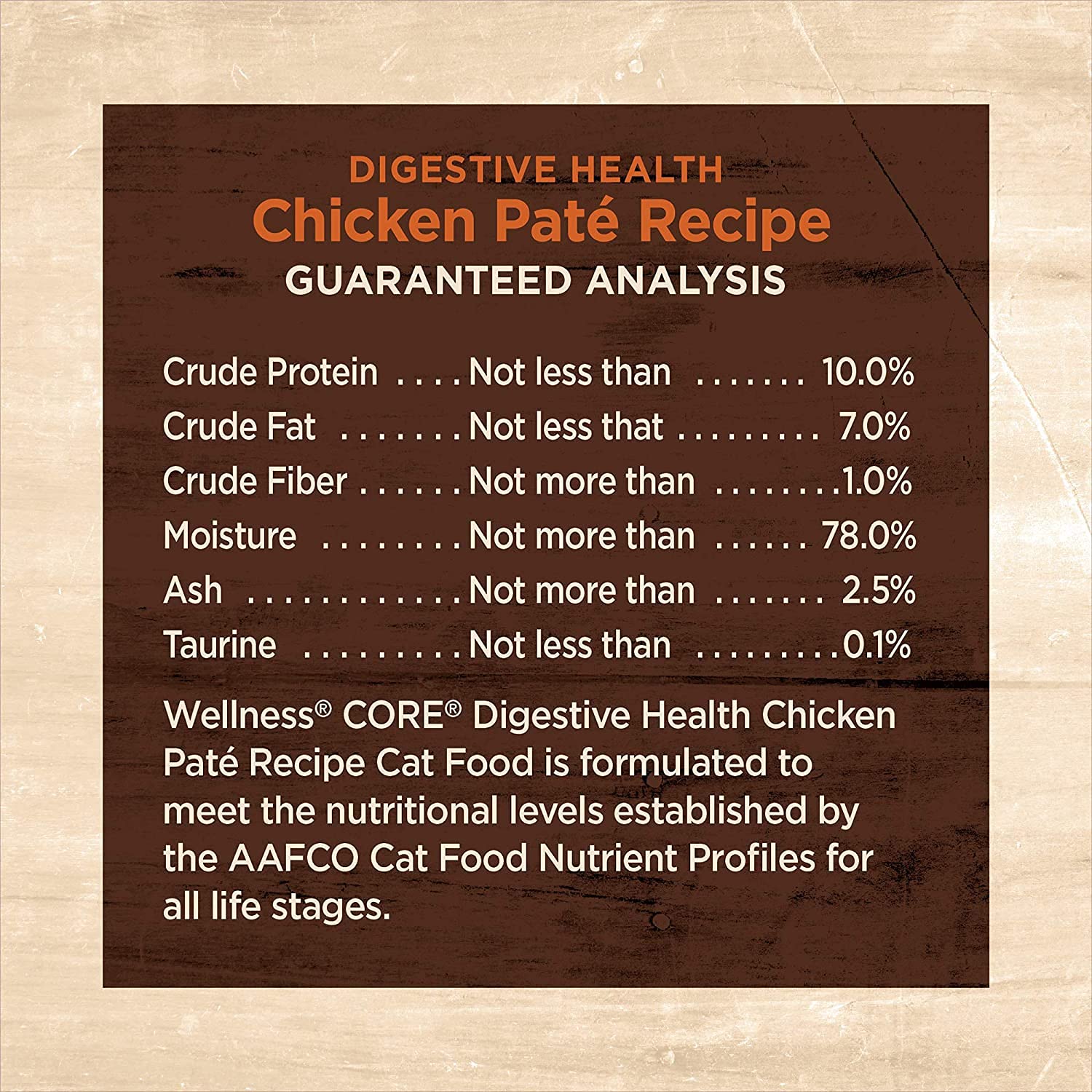Wellness Core Digestive Pate: paquete de 12 latas, 4 sabores para gatos.