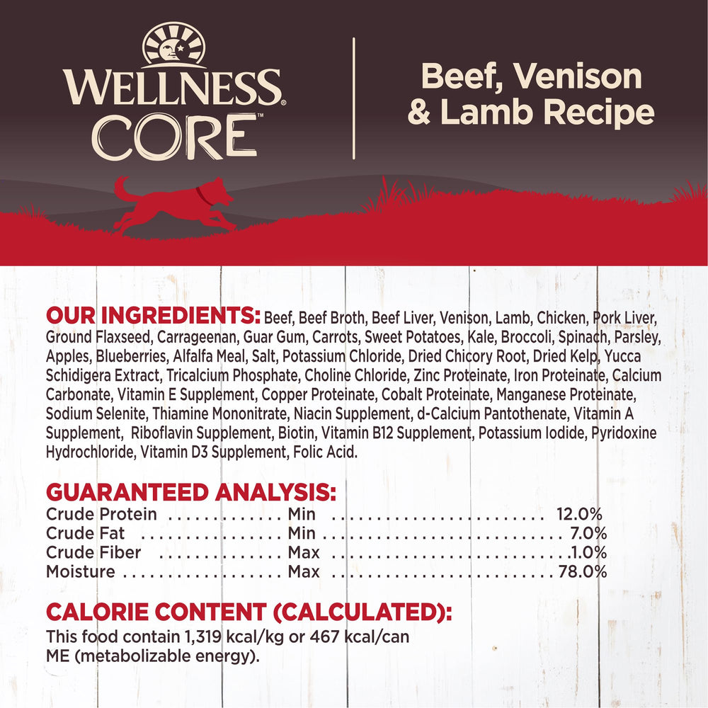 Wellness CORE lata de 12,5 oz, conveniente para alimentar en casa