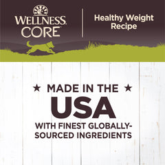 Wellness CORE lata-sin-maiz-trigo-soja ayuda a evitar ciertos alérgenos.