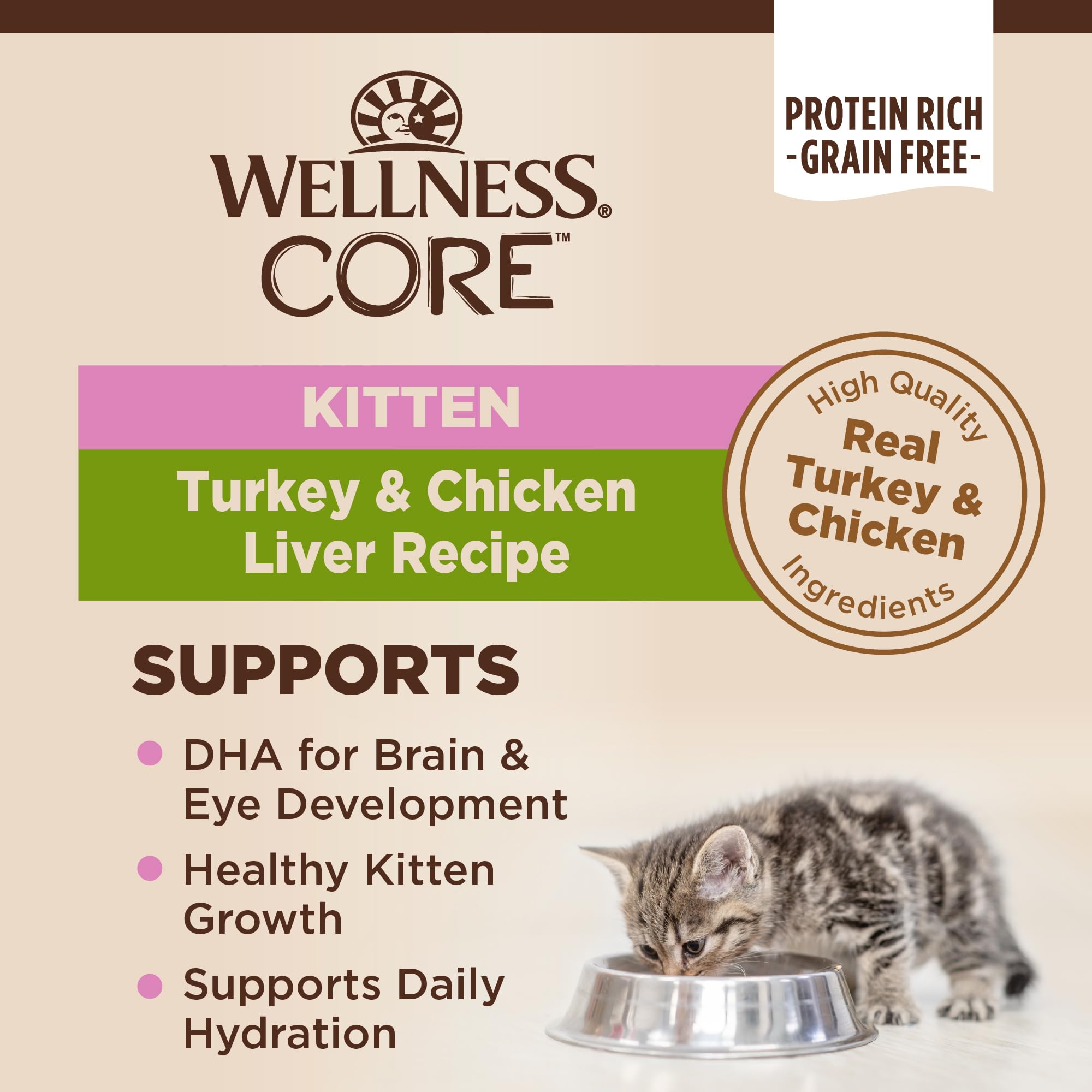 Wellness CORE Pate Gatito: sin maíz, trigo ni soja
