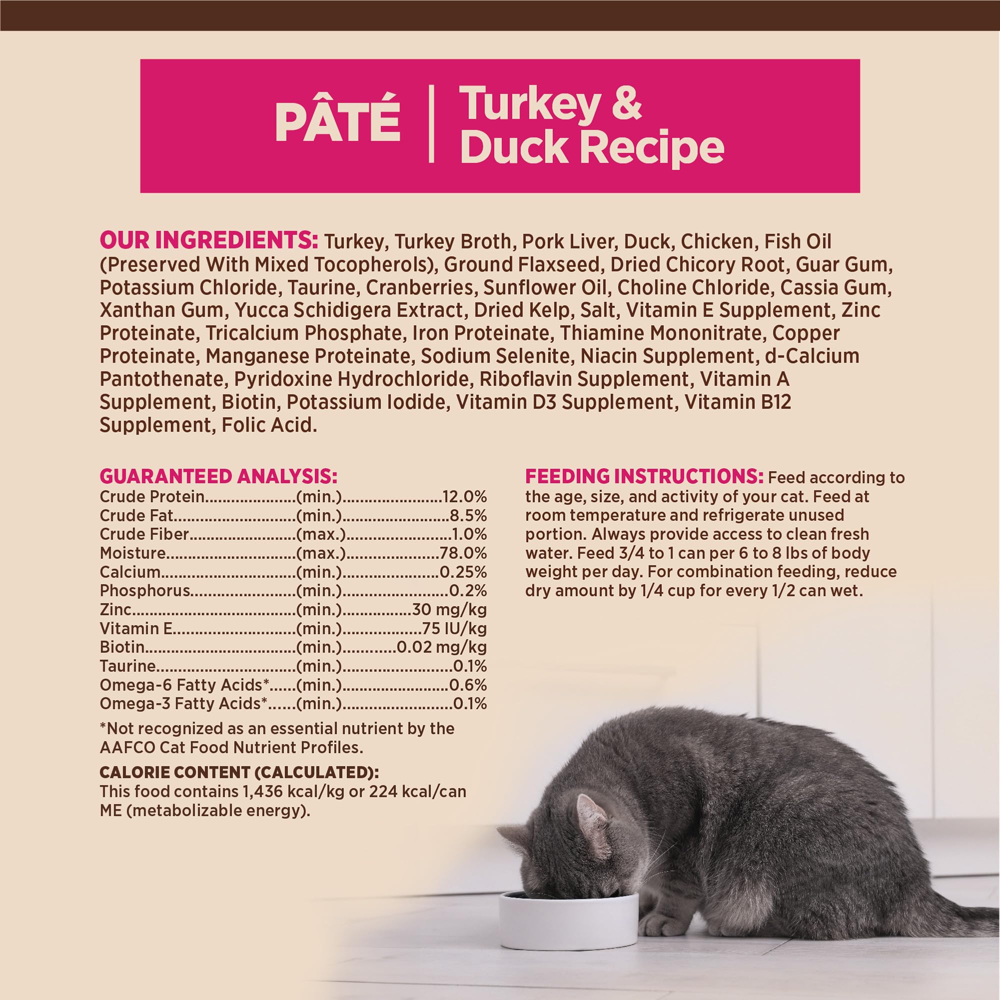 Wellness CORE paté para gatos, porciones fáciles de servir cada día.