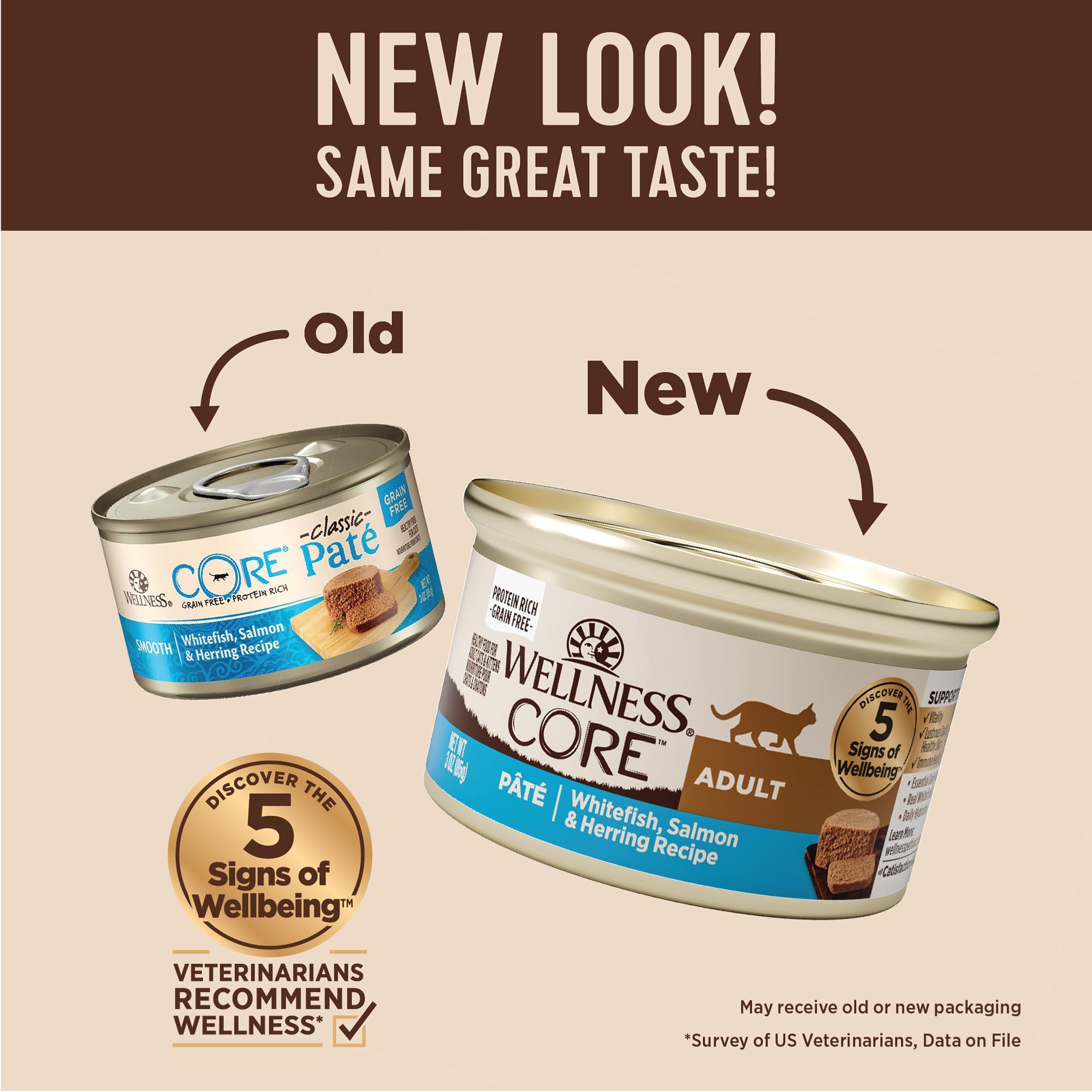 Wellness CORE Pate para gatos: textura suave que facilita comer cada porción.