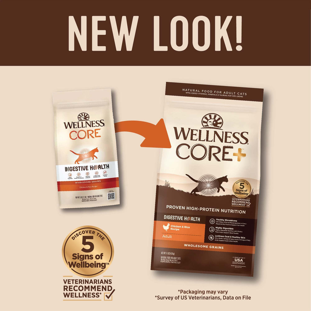 Kibble recubierto con probióticos para la salud digestiva.