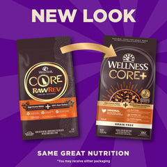Wellness CORE+ trozos deshidratados de pollo con sabor atractivo.