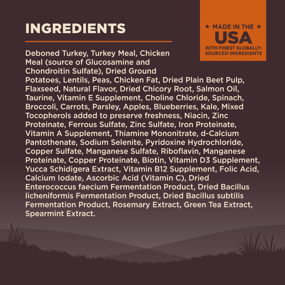 Probióticos para la salud digestiva en Wellness Core para perros.