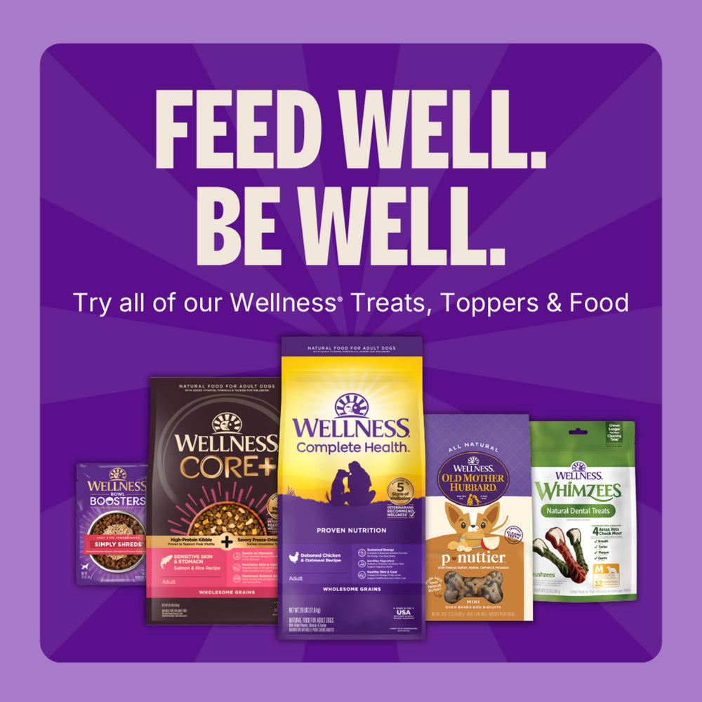 Sabor natural de Wellness CORE para perros exigentes.