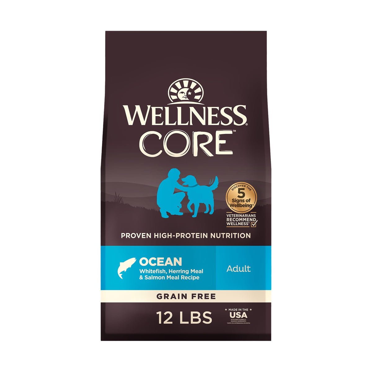 Wellness CORE, bolsa de comida sin granos para perro adulto con proteína de alta calidad