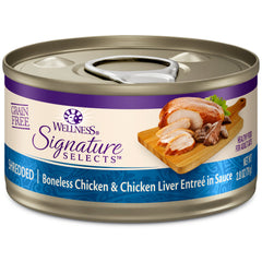 Wellness CORE Signature Selects conserva pollo hígado en salsa, sabor natural y hidratación diaria