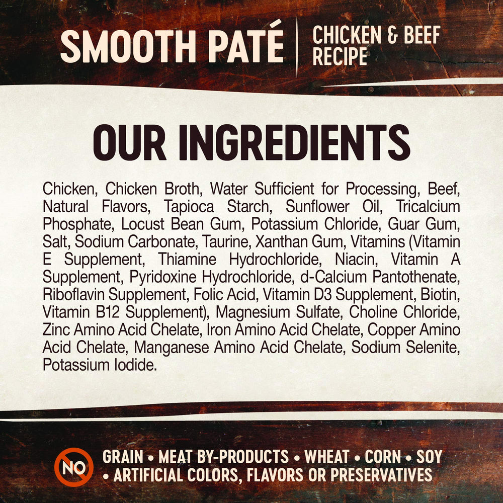 Pack de 12 envases de paté Wellness CORE para gatos.