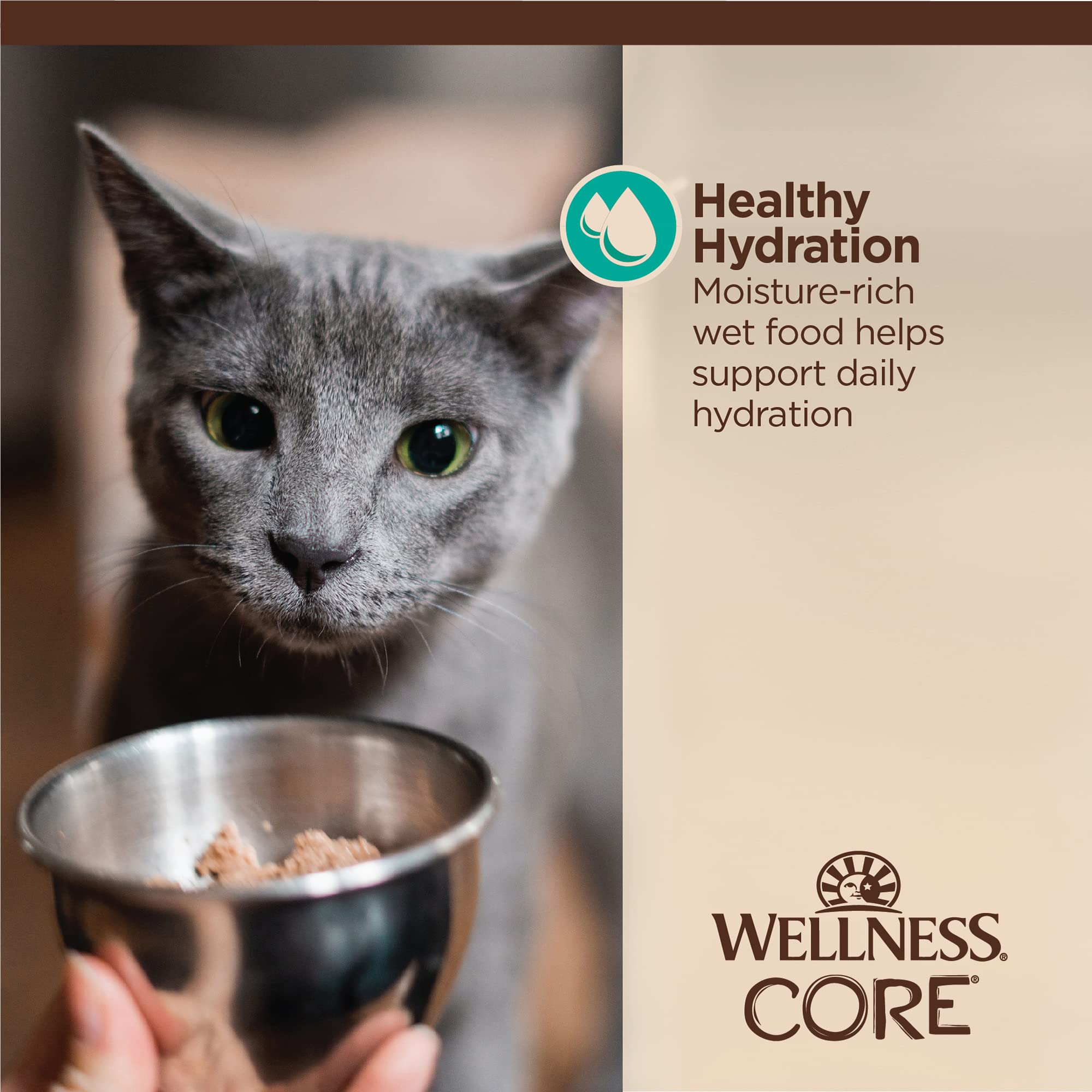 Wellness CORE Tiny Tasters aporta proteína de alta calidad para una dieta equilibrada.
