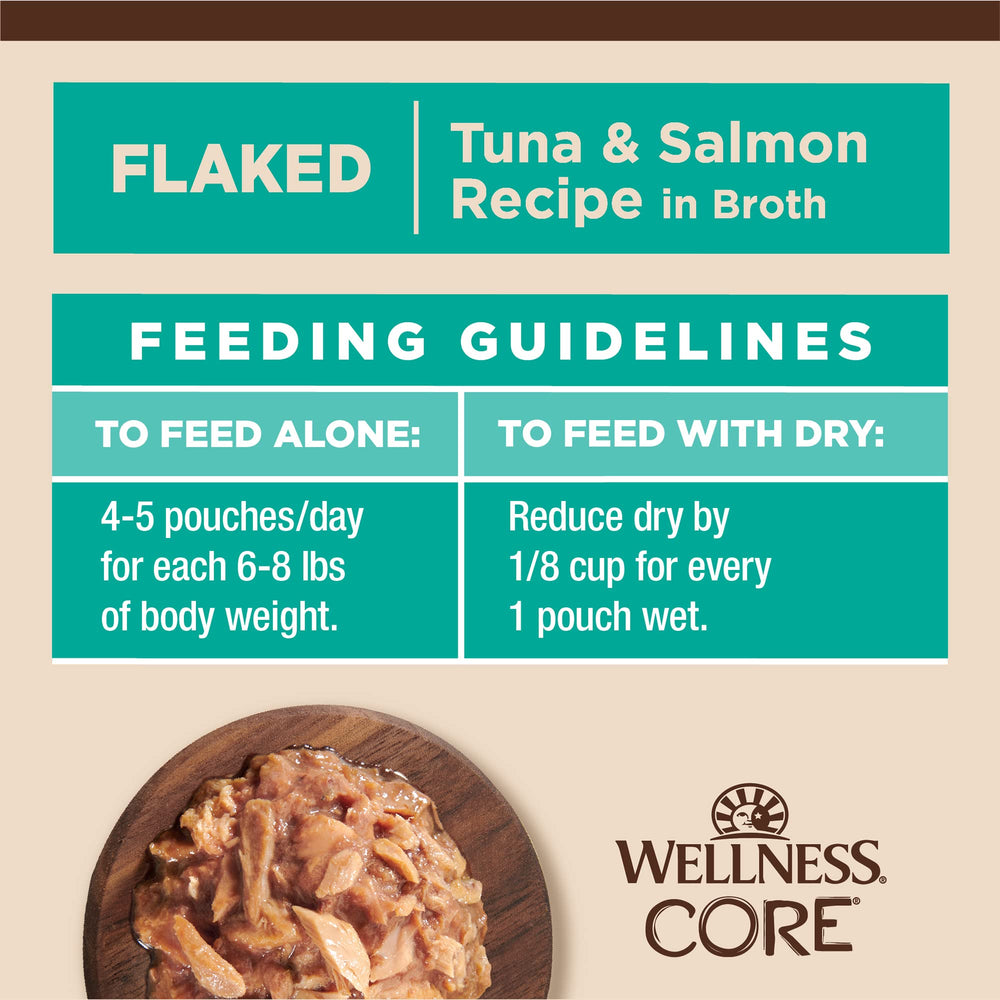 Wellness CORE Tiny Tasters textura real de carne que encanta a gatos.