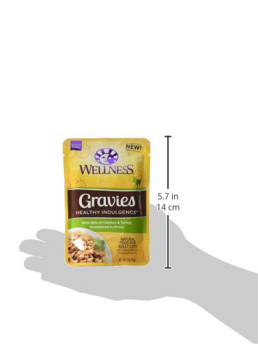 Wellness envase fácil de abrir para gatos, práctico y conveniente para cada comida.