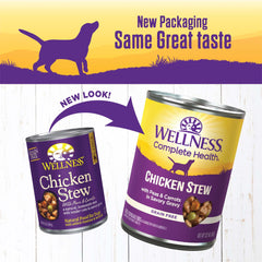 Wellness estofado pollo guisantes zanahorias, lata 354 g: sabor y nutrición