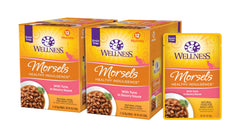 Wellness Indulgence atún con salsa ligera en bolsa 3oz; fácil de servir para la comida diaria del gato