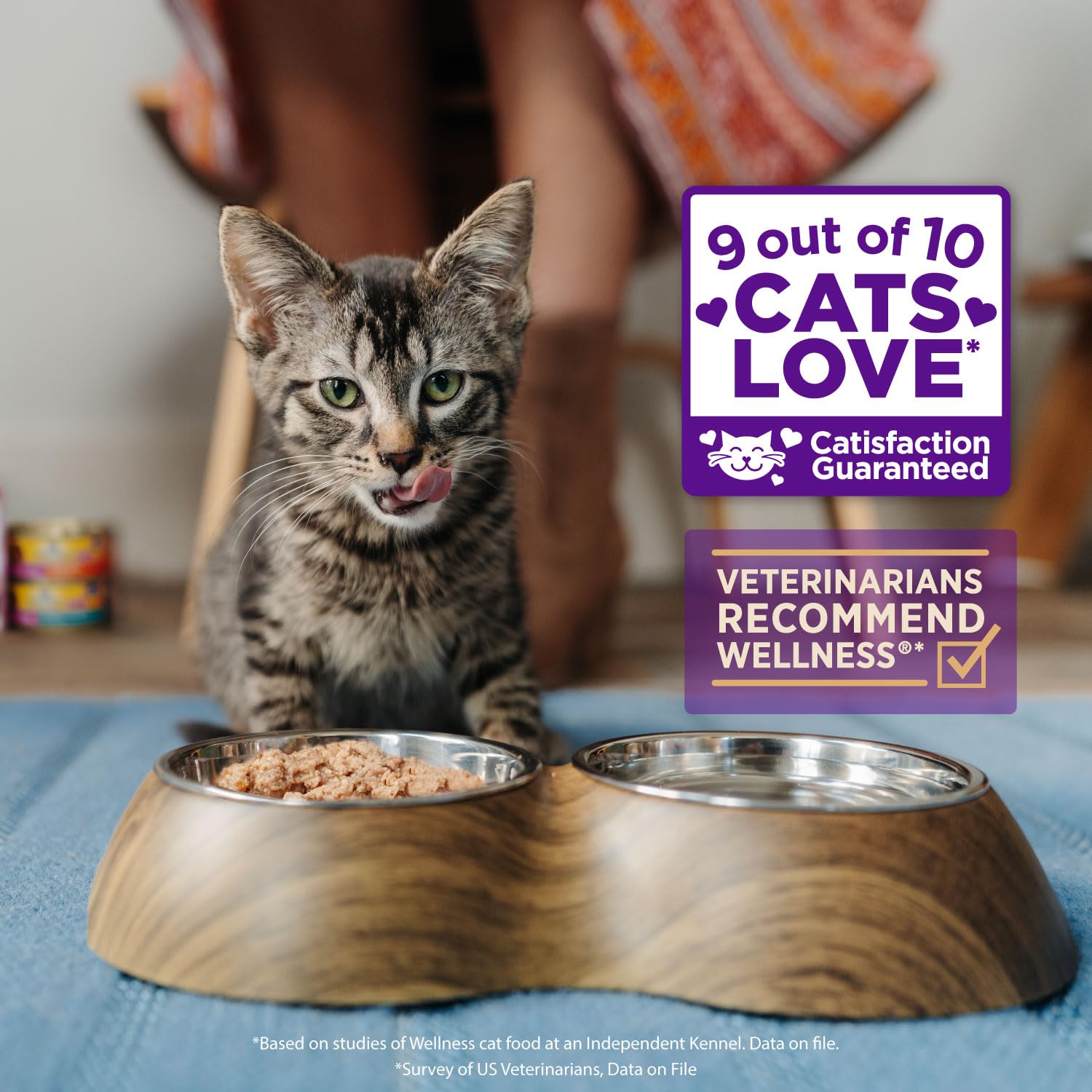 Wellness Healthly Indulgence atún-camarón, apoyo a la hidratación diaria del gato