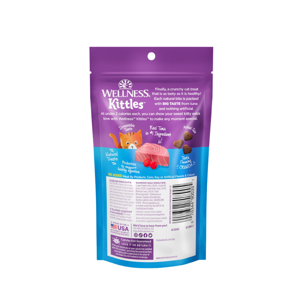 Wellness Kittles empaque resistente, almacenamiento fácil