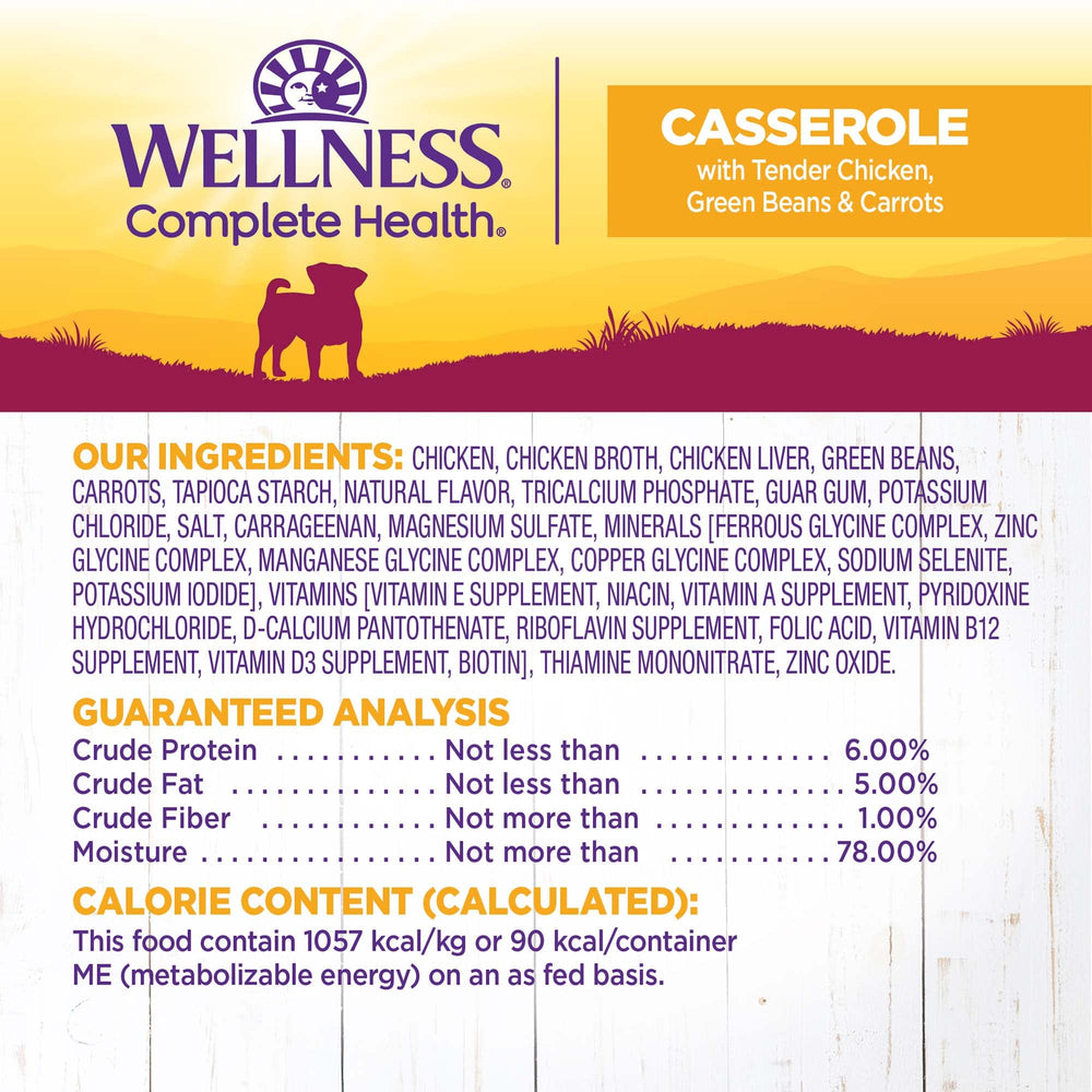 Wellness Petite Entrées envase fácil de abrir para comidas rápidas.
