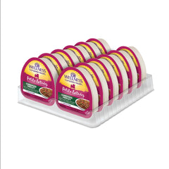 Wellness Petite Entrées Medley envase fácil de servir para comidas rápidas.