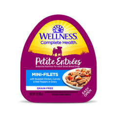Wellness Petite Entrées: filetes de pollo asado con zanahorias y pimientos rojos en salsa