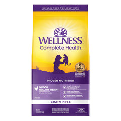 Wellness Complete Health para gatos: alimento seco para interiores, aporta energía diaria.