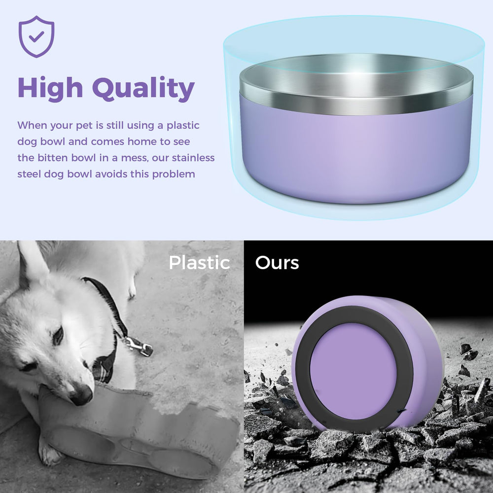 Capacidad 40 onzas Wenbokmin, ideal para raciones diarias de perros medianos.