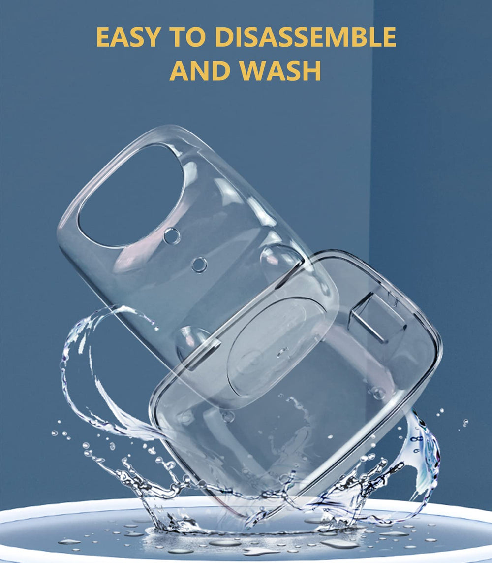 Wenriko contenedor transparente para observar al hámster durante el baño