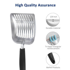 WePet diseño resistente en aluminio para uso diario.