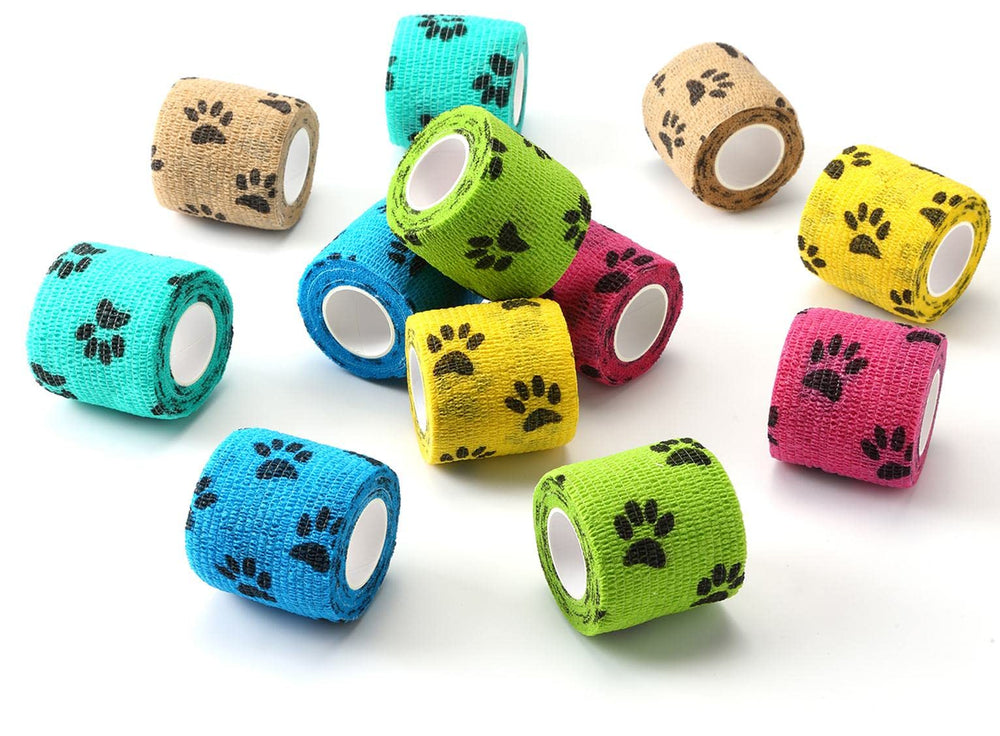 WePet Pet Wrap: paquete de 12 rollos para vendajes de emergencia