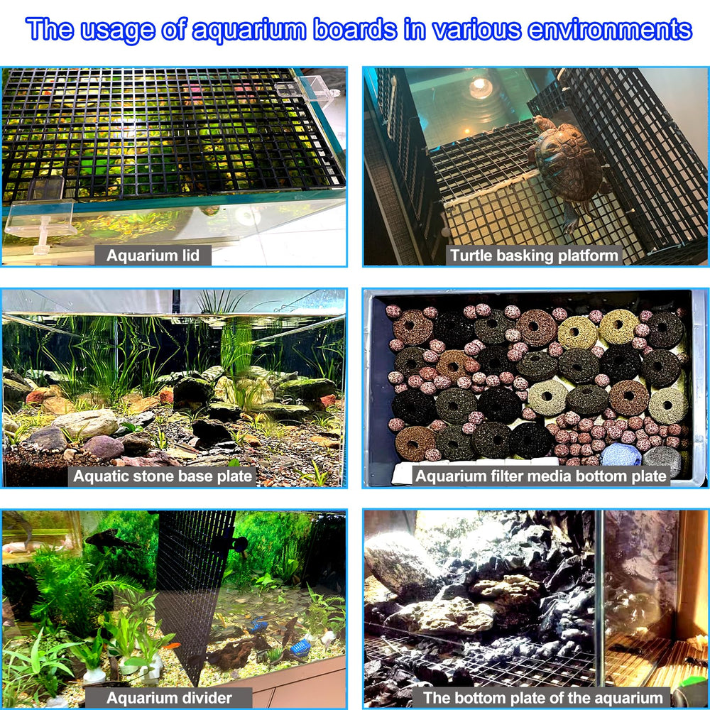 Material plástico duradero y no oxidante de Weramics para acuario.