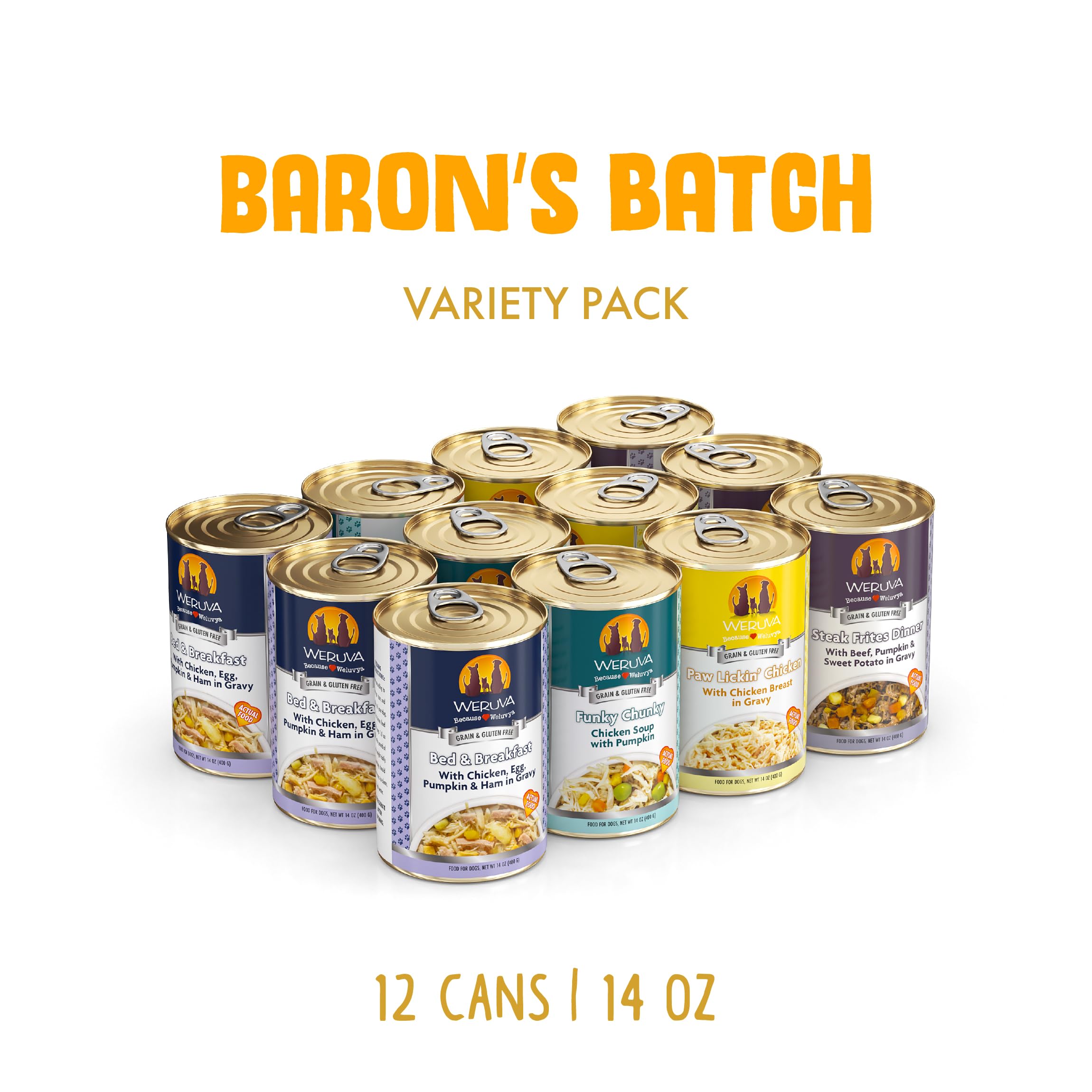 Weruva Baron's Batch Paw Lickin’ Chicken, lates destacada para perros exigentes