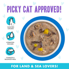 Salsa suculenta Weruva B.F.F. OMG, humedad adicional para gatos