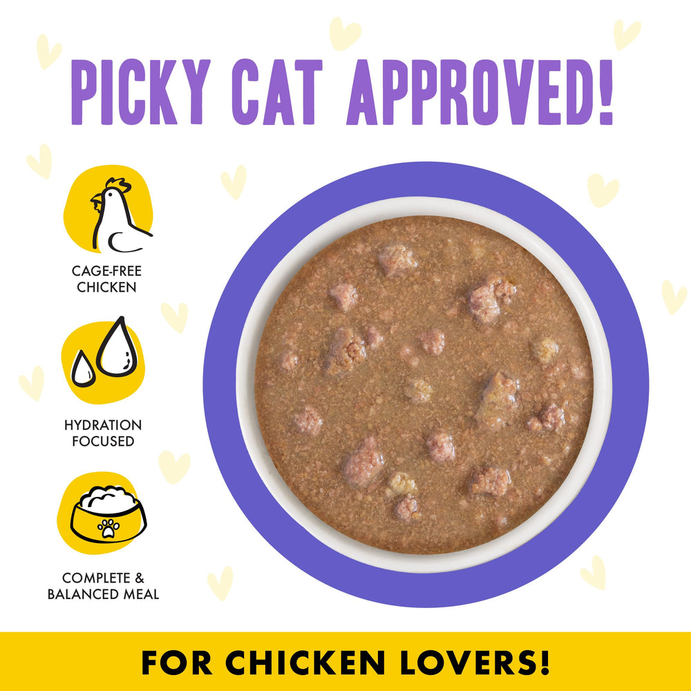 Weruva B.F.F. OMG: trozos tiernos de pollo en salsa