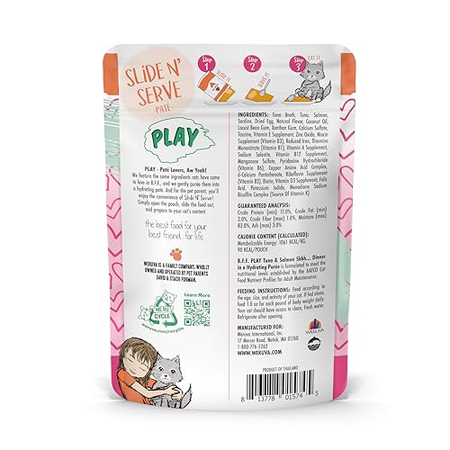 Paté suave de Weruva para gato, sabor atún y salmón