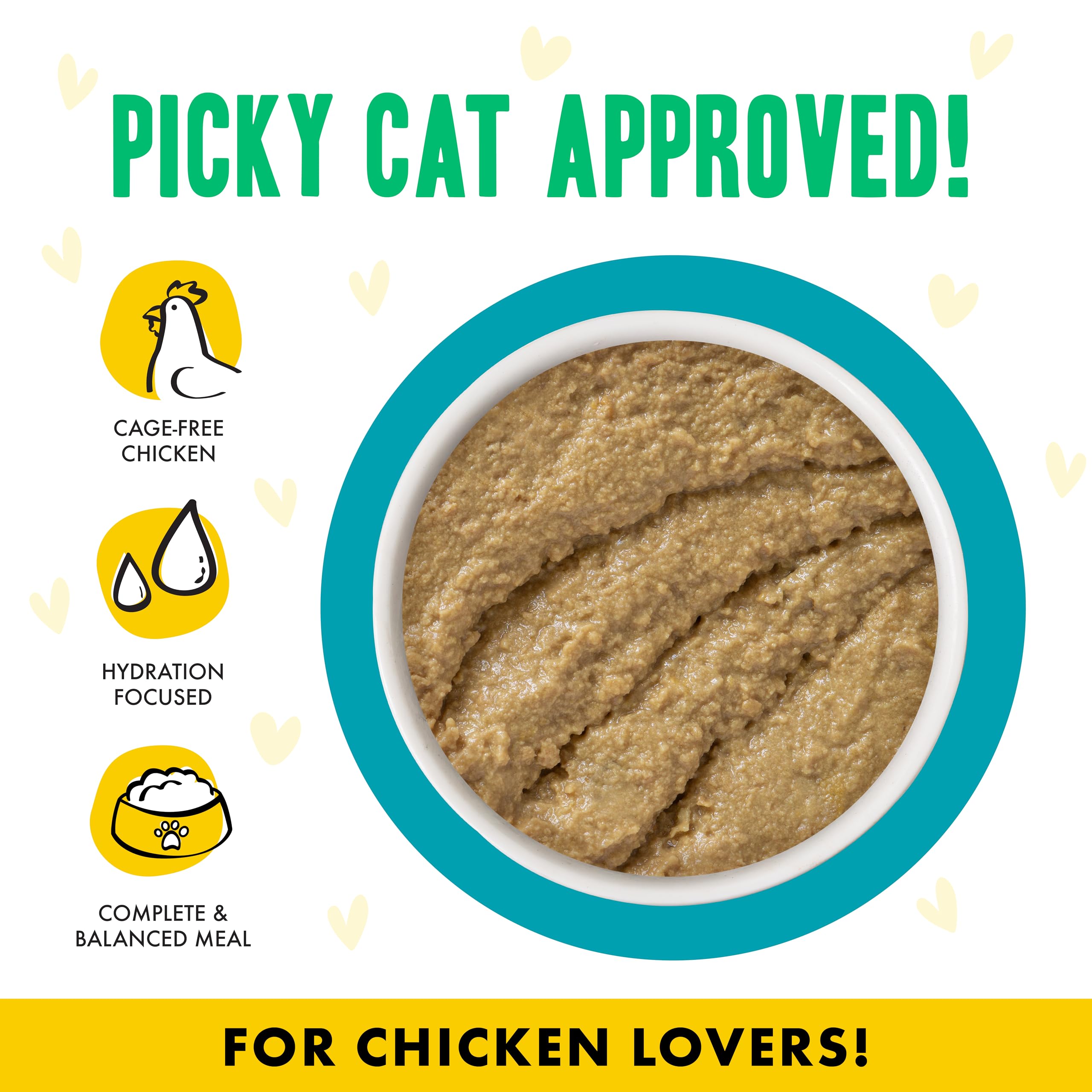 Weruva B.F.F. Play pate chicken-turkey - mezcla sabrosa para estimular el apetito diario.