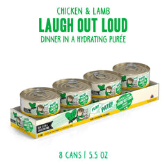 Weruva B.F.F. Play pate cremosa de pollo y cordero, ideal como cena húmeda para gatos.