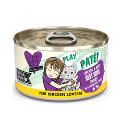 Weruva B.F.F. Play paté suave en lata, ideal para snack diario.
