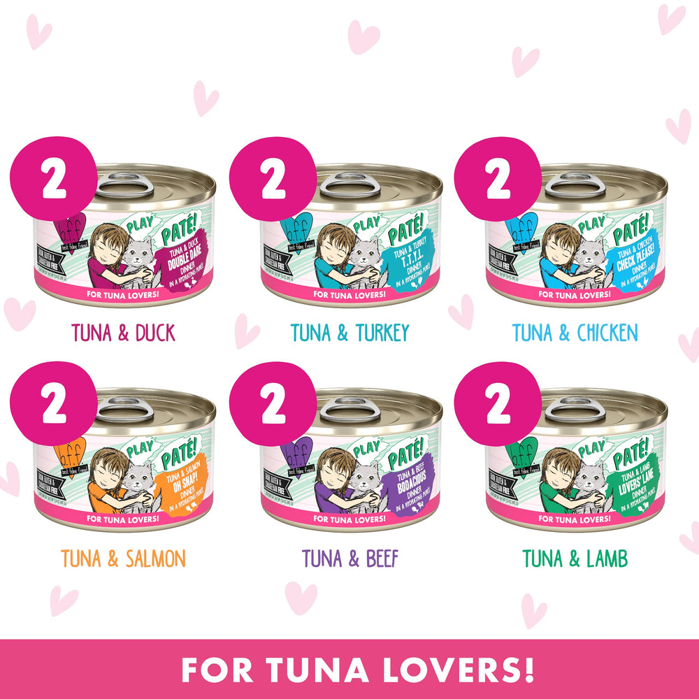 Presentación de 12 latas de Weruva BFF Play 2,8 onzas