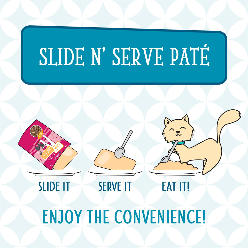 Presentación en bolsas prácticas para la cena diaria de tu gato