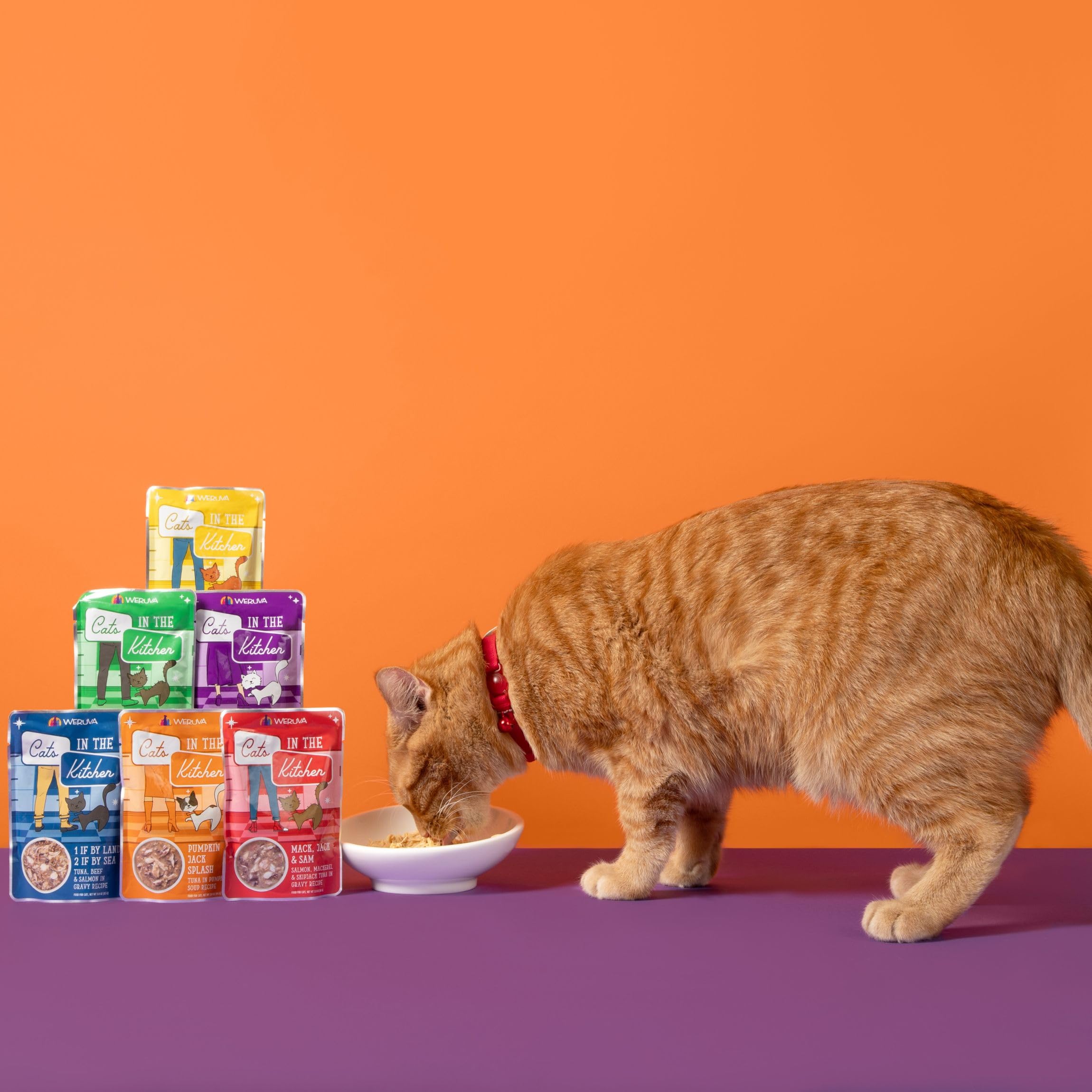 Weruva Cats in the Kitchen: comida húmeda suave para gatos, bolsa 3oz.