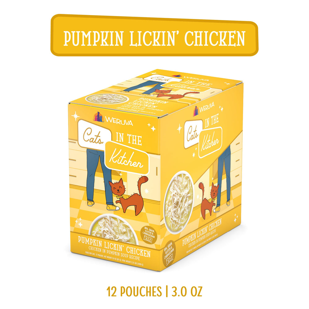 Weruva Cats in the Kitchen: receta sin granos en bolsa 3oz para gatos.